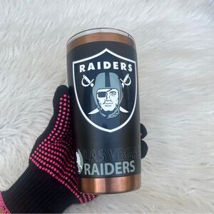 Raiders  Tumbler 20 oz Coffe Mug With Magnétic Lid